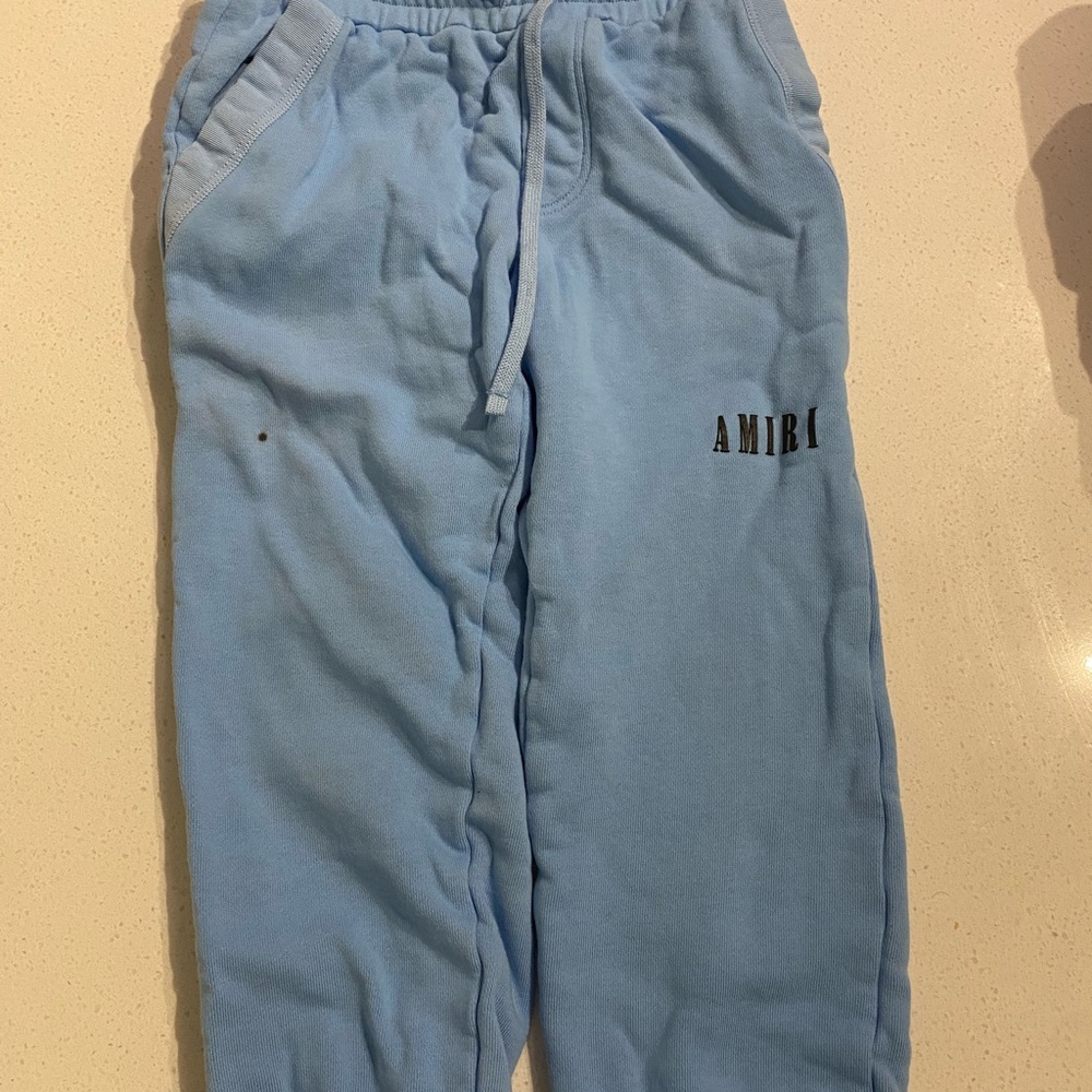 AMIRI Kids Sky Blue Sweatpants